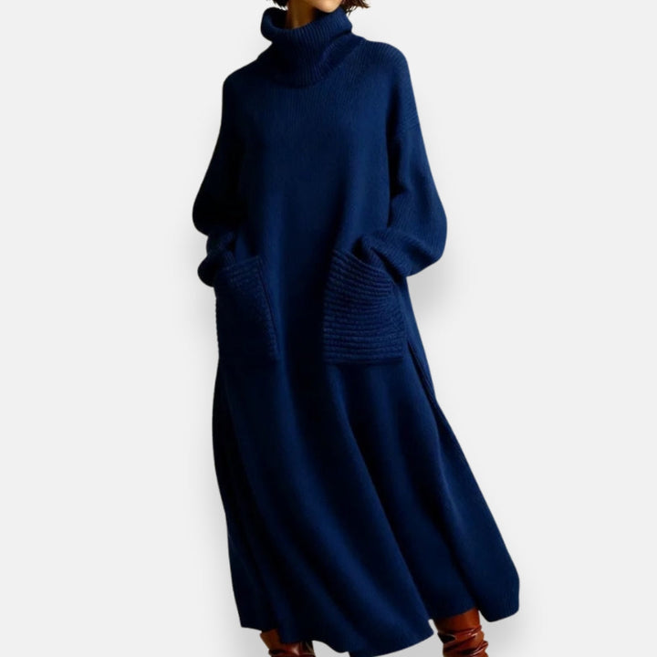 Aofie | Sweater Dress with Collar