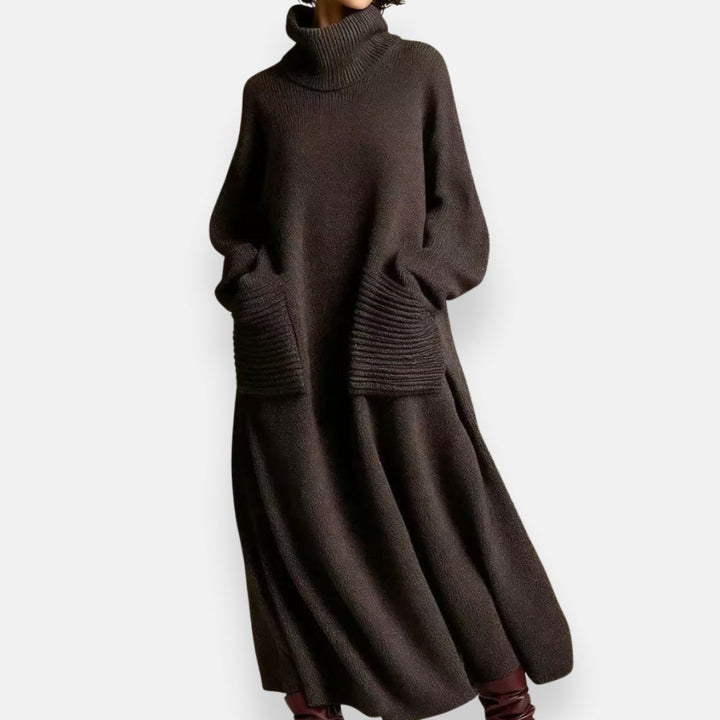 Aofie | Sweater Dress with Collar