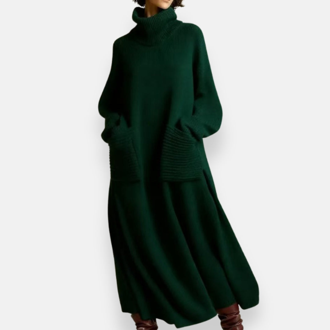 Aofie | Sweater Dress with Collar