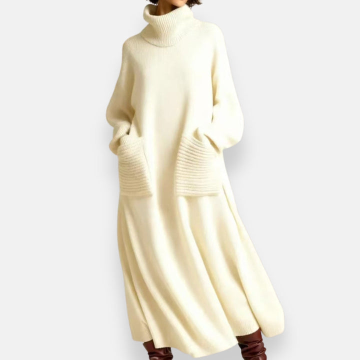 Aofie | Sweater Dress with Collar