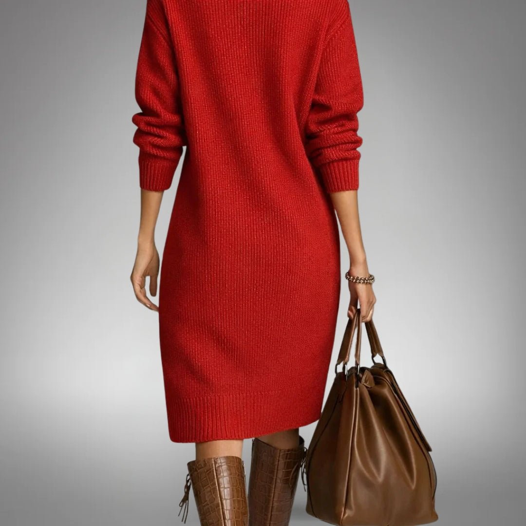 Constance™ | Soft Knitted Dress With Buttons